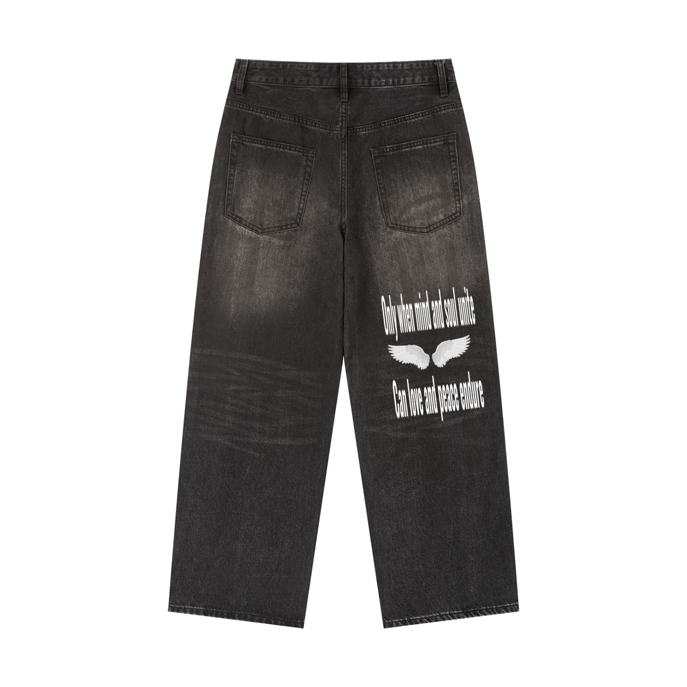 Vintage Wash Heavyweight Denim Jeans